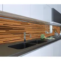 Patifix Decoratie plakfolie houtnerf look bruin tinten 45 cm x 2 meter zelfklevend - Meubelfolie