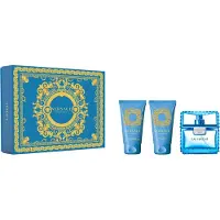 Versace Man Eau Fraîche EDT 50 ml + After Shave Balsam 50 ml + Shower Gel 50 ml (voor heren)