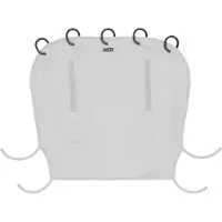 Dooky Universal Cover Zonnescherm Kinderwagen - UV bescherming voor je kind - Zonnedoek Buggy - Uni Grijs