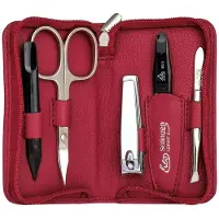 Erbe 5-delige manicure etui rood (erbe9016)