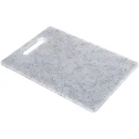Gerimport Snijplank voor keuken/voedsel - lichtgrijs - Kunststof - 20 x 30 cm - Snijplanken