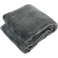 Unique living | plaid faith 150x200cm dark grey