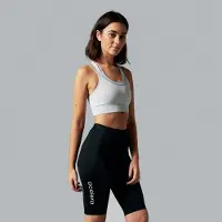 Acelera Essential Fietsshort Dames met Zeem - Fietsbroek - Wielrenbroek - Wielerbroek - Mountainbike - Bibshort - Spinning - Fietskleding - Koersbroek - Kort - Dames - Maat XL
