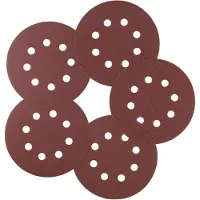 Irwin Set Schuurschijven 10PCS excentrisch diameter 125mm, 3x K60, 3x K80, 2x K120, 2x K180