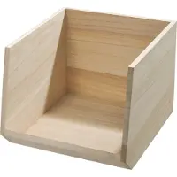 IDesign Opbergbox EcoWood Met Opening (25 x 29 x 21 cm)