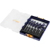 Irwin IW4042202 6-delige houtboren set in cassette - Blue Groove - 16/18/20/22/25/32 mm
