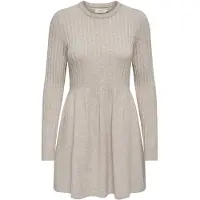 ONLY Gebreide jurk 'ONLFia' beige gemêleerd