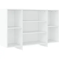 vidaXL Dressoir 120x30x75 cm bewerkt hout wit