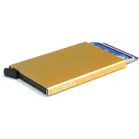 Dstrct Figuretta - Cardholder orange metallic Aluminium | Maat 1