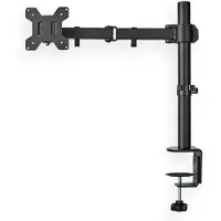 Nedis Monitorbeugel voor Bureaus | 1 Scherm(en) | 15 - 32 " | 75x75 / 100x100 | Draai- en Kantelbaar - MMSIS110BK