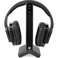 Nedis HPRF321BK draadloze TV-koptelefoon - over-ear - 25 m - digitale audio