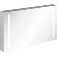Villeroy & Boch My View 14 spiegelkast 130x75 cm. 3 deuren en led verlichting