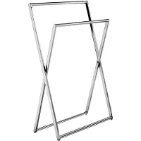 Smedbo Outline Handdoekhouder Vrijstaand FK309 - Messing - Accessoires, Handdoekhouders, Handdoekstangen - 7391447075977