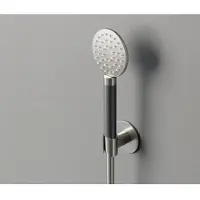 Hotbath Cobber M444 handdoucheset met ronde handdouche aan houder chroom