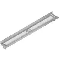 ACO FlexDrain E ShowerDrain RVS douchegoot opzetstuk met muurflens 987mm (excl. rooster/puthuis/stankslot) m. onderuitloop 2203807