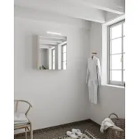 Mondiaz Cubb spiegelkast 60x70x16cm linen met 1 deur