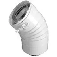 Burgerhout Mugro concentrische bocht 100/150mm 45gr. 400456157