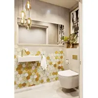 Mondiaz TYNE fontein - 60x23x12cm - wasbak links - 1 kraangat - solid surface Talc mat M20116