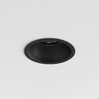 Astro Minima Slimline Ronde vaste IP65-brandspot Matt Black