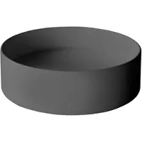 Xenz Coco keramische waskom 40cm zwart mat