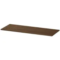 Ink Topdeck 45 Topblad T.b.v. Onderkast - 120x45x1,6cm - Massief Eiken - Fineer Chocolate - Badkamermeubels, Wastafelbladen - 8718835103316