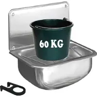 Loggere Exclusiv Uitstortgootsteen B45xD34cm RVS 234006L