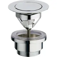 Raminex Up&Down Afvoerplug H6.5cm Messing Chroom UD22551
