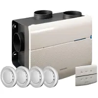 Orcon MVS-15RHBP alles-in-1 ventilatiebox - Vochtsensor en