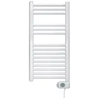 OEM Aura E elektrische handdoekradiator 90.6x50cm 500watt 230 volt | 50 Hz Staal Wit glans pbez-090-50-mq