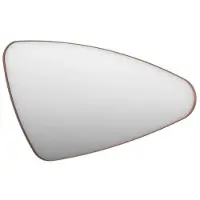 Ink SP22 Spiegel Organisch In Kader 120x70cm - Rechts - Geborsteld Koper - Staal, Glas - Organisch - Spiegels, Badkamerspiegels - 8718835159771
