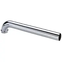 Viega gebogen muurbuis z. rozet 32x300 chroom