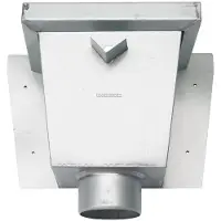 Rheinzink walsblank vergaarbak vierkant 80mm 1640000200
