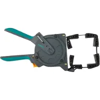 Wolfcraft - Bandspanner 5m - Snelspanklem - Eenhandspanband - Lijstspanner - 3681000