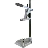Wolfcraft - Boorstandaard met bankschroef voor boormachine - Universeel - Tafelboormachine - Kolomboor - Machineklem - 3406301