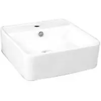 Best design Wastafel store vierkant 41x41x15 cm