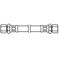 Neoperl Neoflex slang 10mmknelx12mmknel 35cm RVS 32121511
