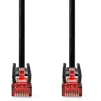 Nedis U/UTP CAT6 Gigabit netwerkkabel / zwart - PVC - 20 meter