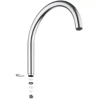 GROHE 13372000, chroom, knop, 1 stuk