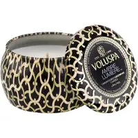 Voluspa Maison Noir Mini Tin geurkaars 25 uur Ambre Lumiere