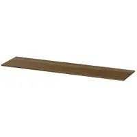 Ink Topdeck 45 Topblad T.b.v. Onderkast - 180x45x1,6cm - Massief Eiken - Fineer Ash Grey - Badkamermeubels, Wastafelbladen - 8718835103392