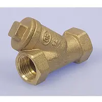 ABB Messing filter RVS zeef voor water 2 x binnendraad 1/2 geen Kiwa keur 824901521921