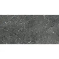Floorgres Tegel 60 x 120 cm - Zwart - Porcellanato - Rechthoekig - 2 stuks - 1,44 m2 - Natuursteenlook - Wandtegels - Tegels - 761177