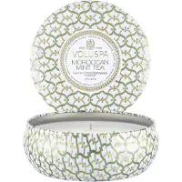 Voluspa Maison Blanc Moroccan Mint Tea 3 Wick Tin Candle Geurkaars - 340gr