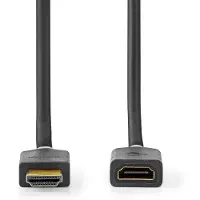 Ginza.se High Speed HDMI-Kabel met Ethernet | HDMI Connector | HDMI Female | 4K@60Hz | ARC | 18 Gbps | 2.00 m | Rond | PVC | Antraciet | Doos - CVBW34090AT20