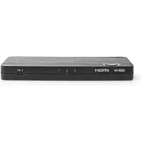 Nedis HDMI-Converter | USB-C Female / 2x HDMI Input / 4x USB A Female | 1x HDMI Output | 1-weg | 4K@60Hz | 18 Gbps | ABS | Antraciet - VCON6430AT
