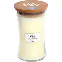 Woodwick Linen Large candle kaars