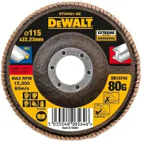 DeWalt DT30621 Lamellenschijf EXTREME 115mm K80
