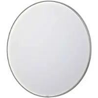 Ink SP24 Spiegel Rond 120cm Met Kader - Direct LED Verlichting Rondom, Geborsteld RVS - Glas - Rond - Spiegels - Badkamerspiegels - 8718835160043