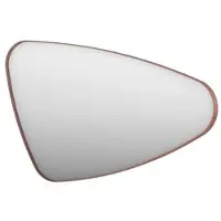 Ink SP22 Spiegel - 100x4x60cm - organisch - in stalen kader - rechts aluminium koper geborsteld 8409214