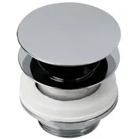 Plieger design afvoerplug v. fontein 5/4" v. bodemdikte max. 75mm chroom